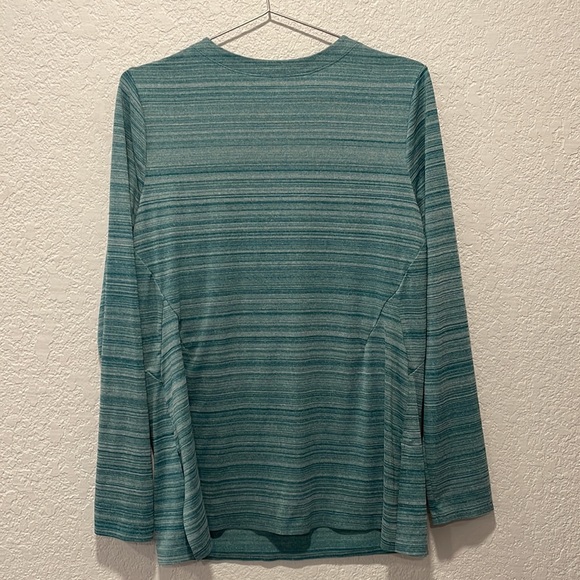 Duluth Trading Co Teal Heather Long Sleeve Tee T-Shirt Small - Picture 5 of 5